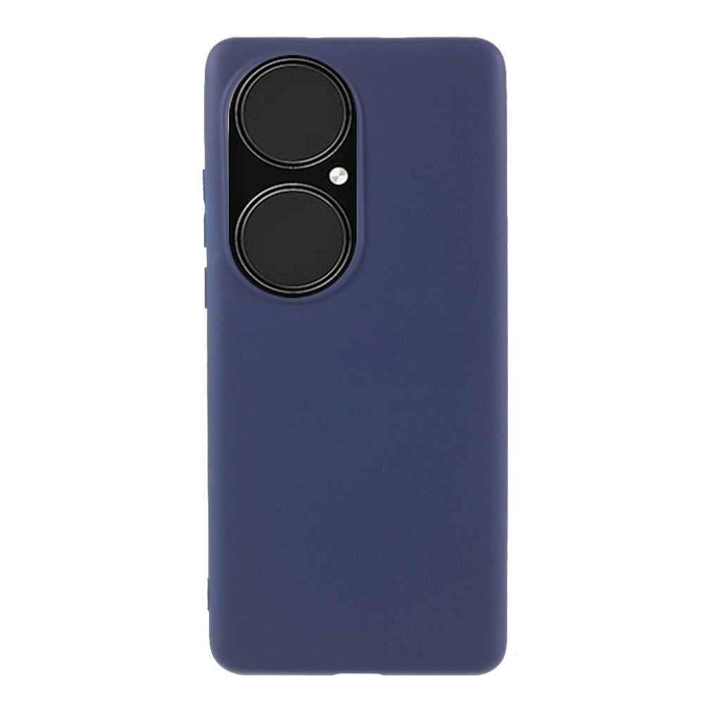 Huawei P50 Pro Fleksibelt Mat Bagside Cover - Blå