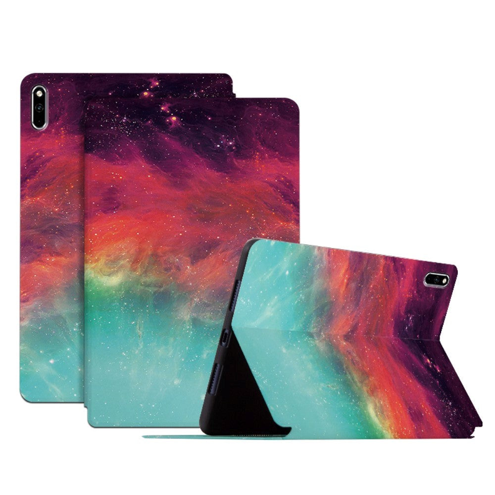 Huawei MatePad Pro 10.8 (2021/2019) Tri-Fold Flip Cover m. Ståfunktion - Nebula