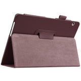 Huawei MediaPad T3 10 9.6" Læder Cover m. Flipstand Brun