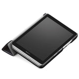 Huawei Mediapad T3 7" Cover - Klassisk Tri-fold Læder Cover Sort