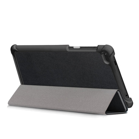 Lenovo Tab 7 Cover - Klassisk Tri-fold Læder Cover - Sort