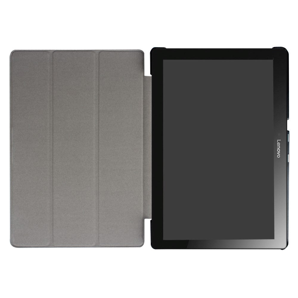 Lenovo Tab 10 (TB-X103F) Cover - Tri-Fold Læder Cover "Indiansk Drømmefanger" Lysebrun