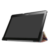 Lenovo Tab 10 (TB-X103F) Cover - Tri-Fold Læder Cover "Indiansk Drømmefanger" Lysebrun