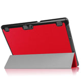 Lenovo Tab 10 (TB-X103F) Cover - Tri-fold Læder Cover - Rød