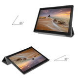 Lenovo Tab E10 Læder Cover m. Tri-fold Stand - Mørkeblå