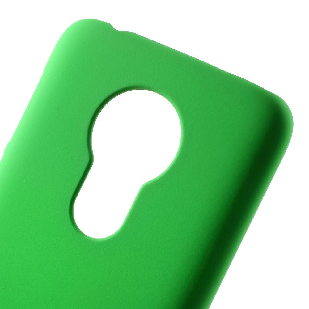 Motorola Moto G7 Power Gummibelagt Plastik Cover Grøn