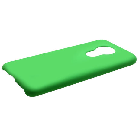 Motorola Moto G7 Power Gummibelagt Plastik Cover Grøn