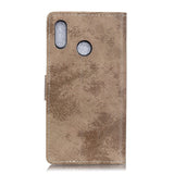 Motorola Moto E6 Plus Vintage Læder Cover m. Pung Brun