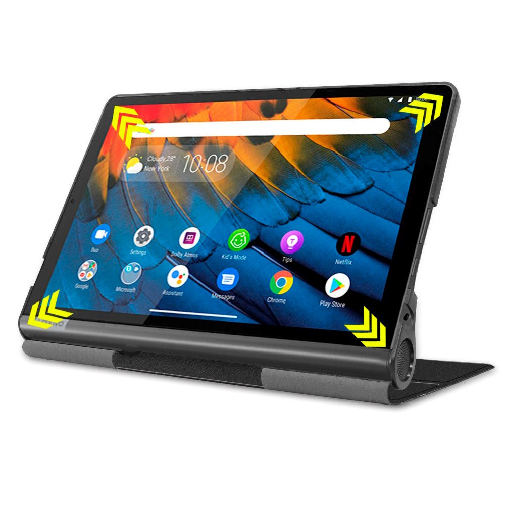 Lenovo Yoga Smart Tab 10.1" Læder Cover m. Ståfunktion - Sort