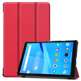 Lenovo Tab M8 (2nd Gen.) 8" Læder Cover m. Ståfunktion - Rød