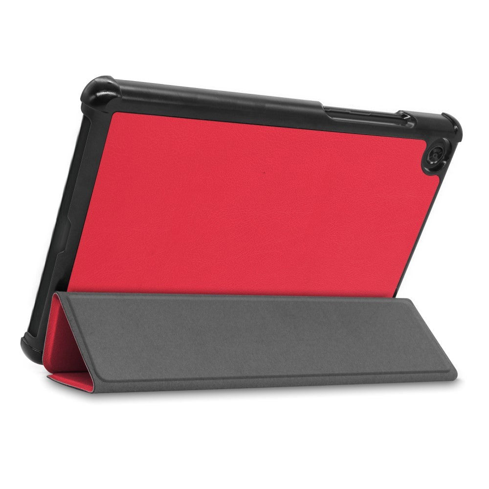 Lenovo Tab M8 (2nd Gen.) 8" Læder Cover m. Ståfunktion - Rød