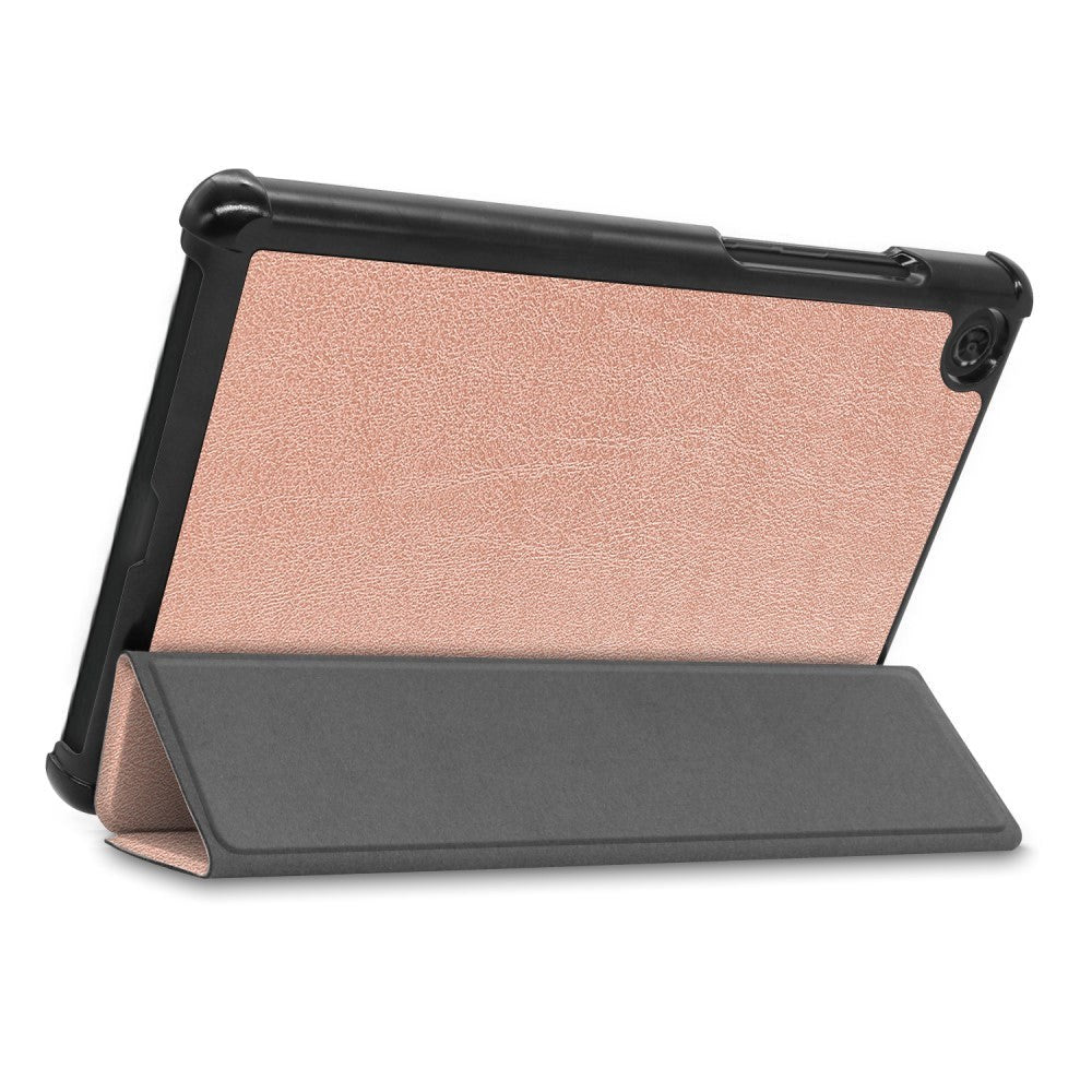 Lenovo Tab M8 (2nd Gen.) 8" Læder Cover m. Ståfunktion - Rose Gold