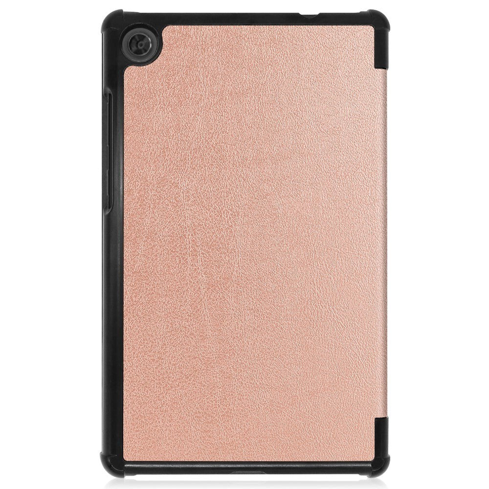 Lenovo Tab M8 (2nd Gen.) 8" Læder Cover m. Ståfunktion - Rose Gold