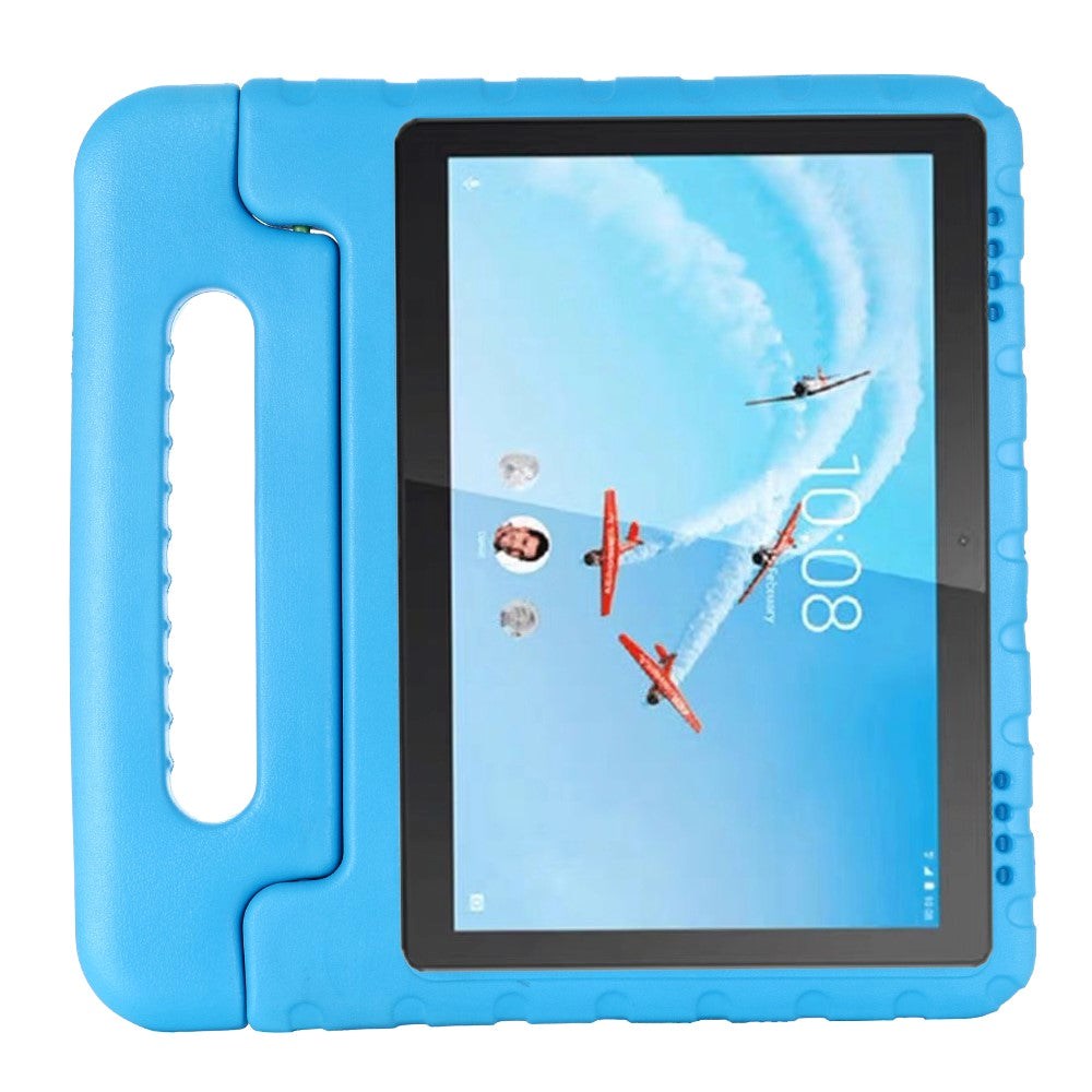 Lenovo Tab E10 Børne Cover - Super Kids Total Protection Cover - Blå