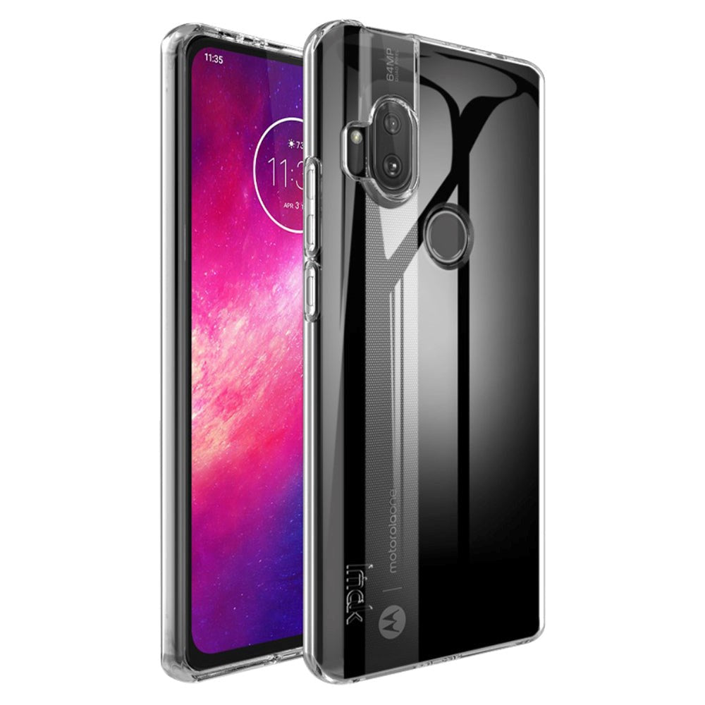 Motorola One Hyper Imak UX-6 Series Fleksibelt Plastik Cover - Gennemsigtig