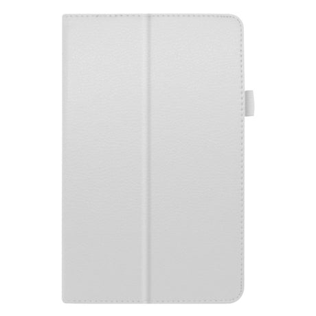 Lenovo Tab M8 (2nd Gen.) 8" Litchi Læder Cover m. Magnetluk & Ståfunktion - Hvid