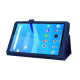 Lenovo Tab M8 (2nd Gen.) 8" Litchi Læder Cover m. Magnetluk & Ståfunktion - Blå