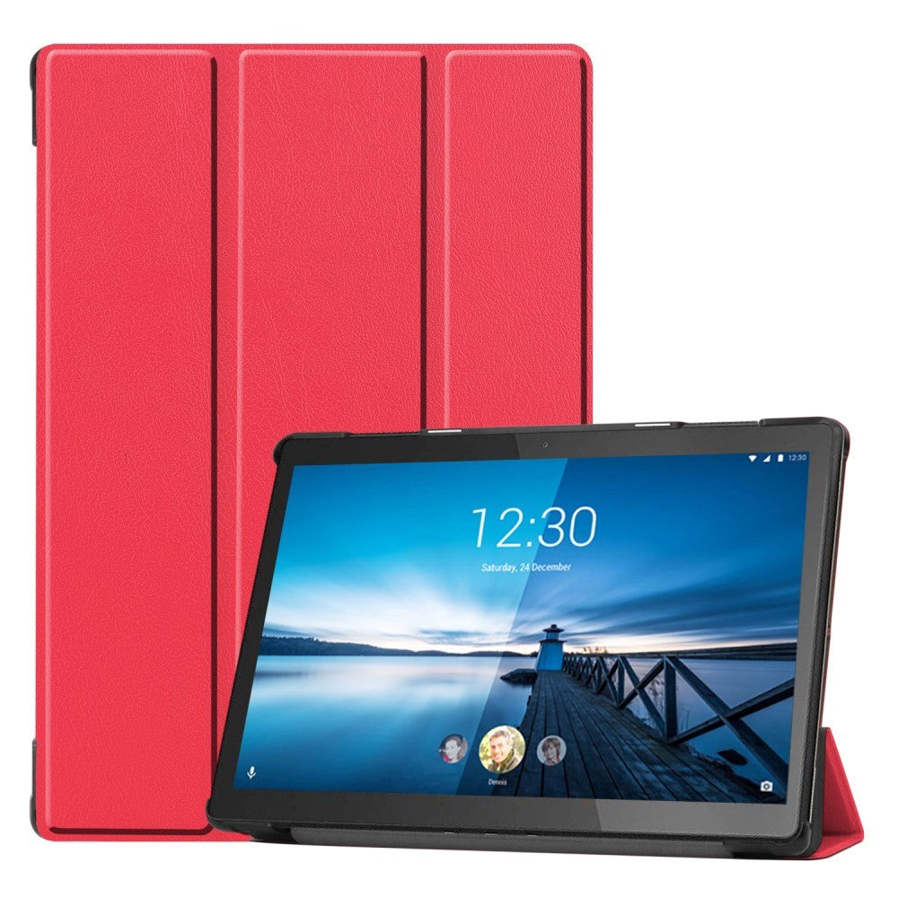 Lenovo Tab M10 FHD REL (TB-X605FC/LC) Flip Cover m. Tri-fold - Rød