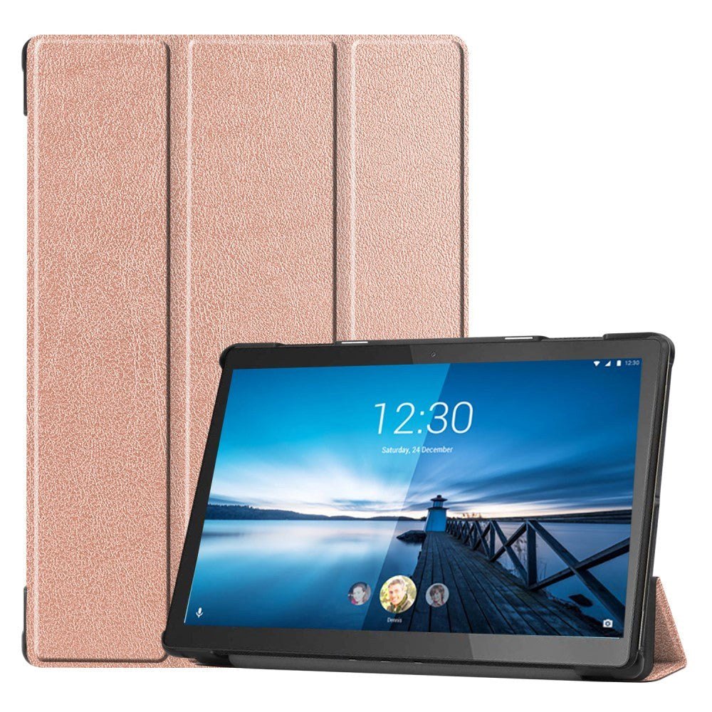 Lenovo Tab M10 FHD REL (TB-X605FC/LC) Flip Cover m. Tri-fold - Rose Gold