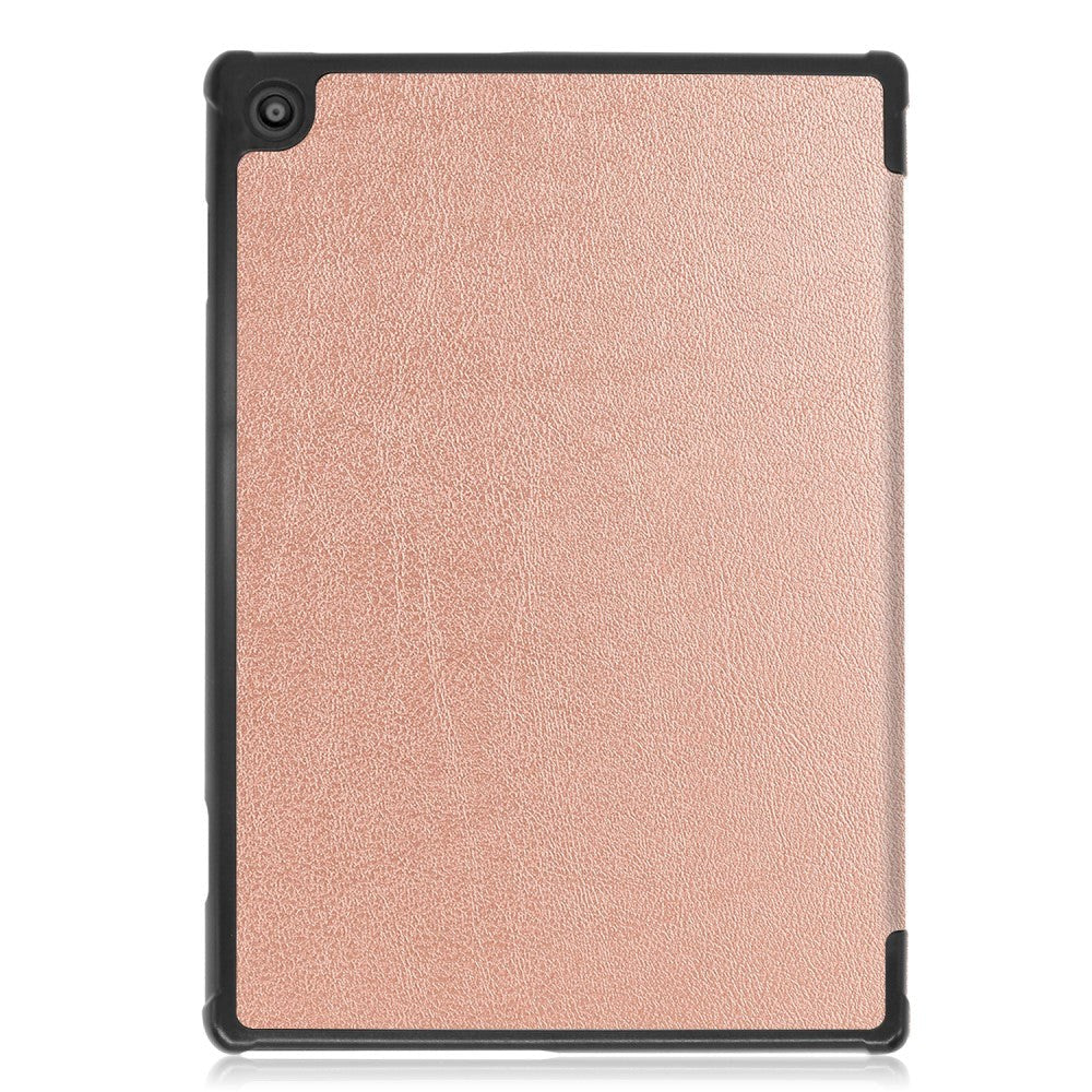 Lenovo Tab M10 FHD REL (TB-X605FC/LC) Flip Cover m. Tri-fold - Rose Gold