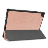 Lenovo Tab M10 FHD REL (TB-X605FC/LC) Flip Cover m. Tri-fold - Rose Gold