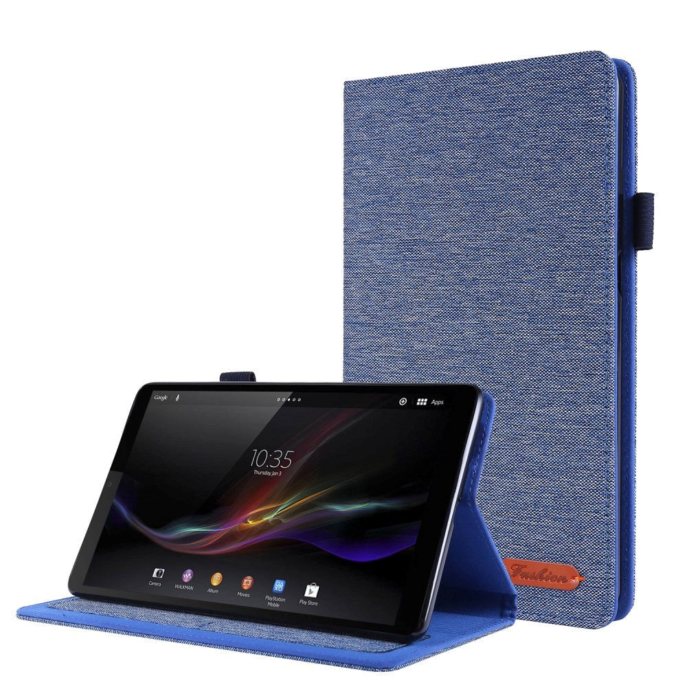 Lenovo Tab M8 (2nd Gen.) 8" Tekstil Flip Cover m. Ståfunktion - Blå