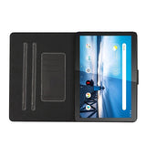 Lenovo Tab M10 X605F / X505F Blødt Læder Flip Cover m. Pung - Sort