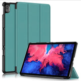 Lenovo Tab P11 / P11 (5G) / P11 Plus Flip Cover m. Tri-fold og Vågeblus - Grøn