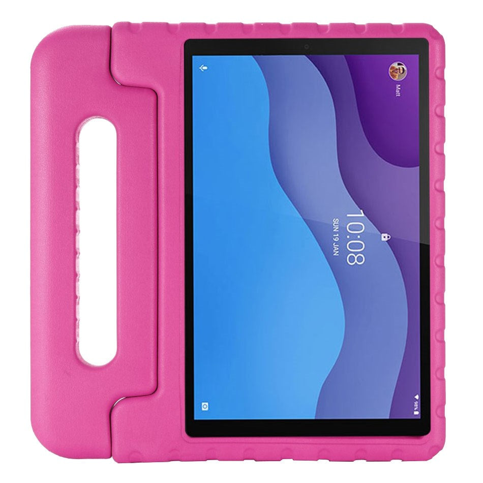 Lenovo Tab 4 10 / 4 10 Plus Børne Bagside Cover m. Håndtag  - Pink