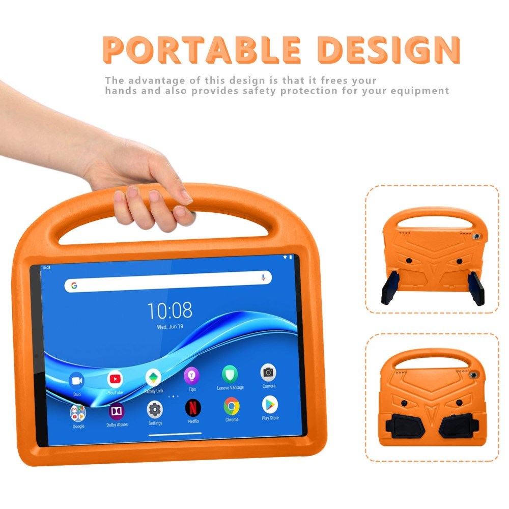 Lenovo Tab M10 HD 10.1" (TB-X505F) / FHD 10.1" (TB-X605) Børne Cover m. Ståfunktion - Orange