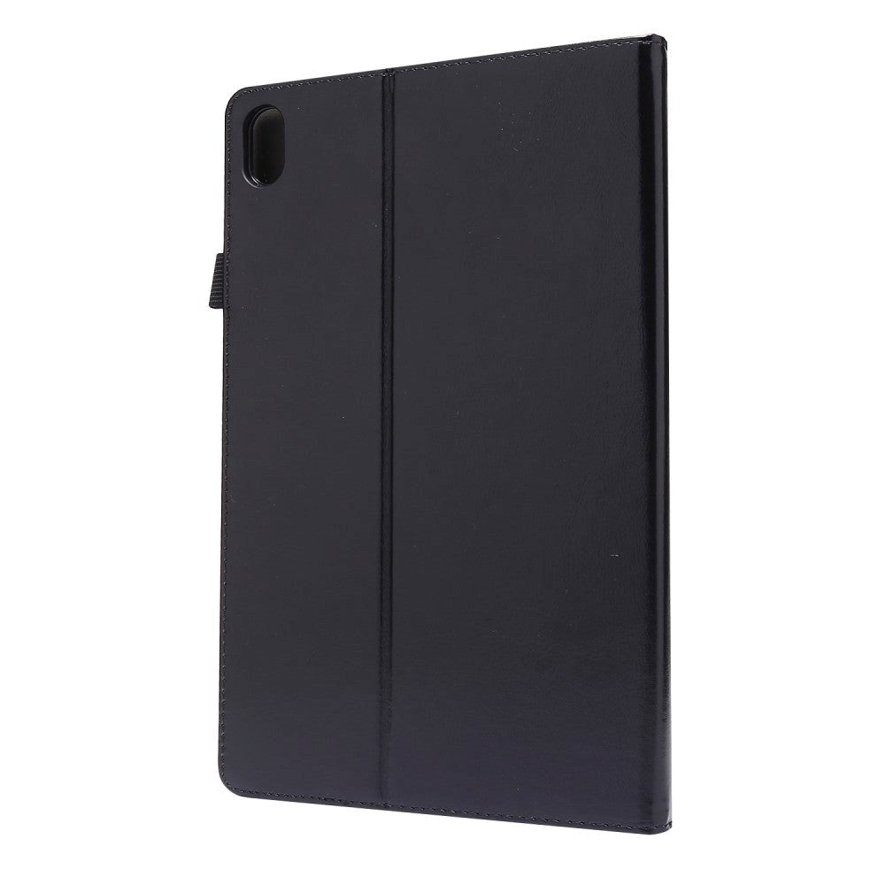 Lenovo Tab P11 / P11 (5G) / P11 Plus Læder Cover m. Ståfunktion & Kortholder - Sort