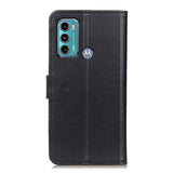 Motorola Moto G60 Læder Flip Cover m. Pung - Sort