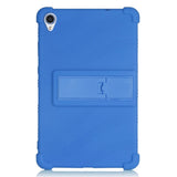 Lenovo Tab M8 (2nd Gen.) 8" Silikone Cover m. Ståfunktion - Mørkeblå