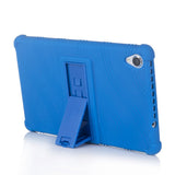 Lenovo Tab M8 (2nd Gen.) 8" Silikone Cover m. Ståfunktion - Mørkeblå