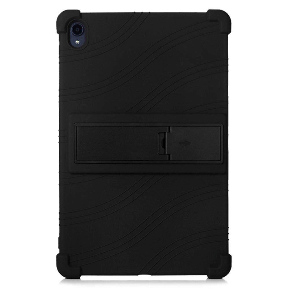 Lenovo Tab P11 / P11 (5G) / P11 Plus Silikone Cover m. Ståfunktion - Sort