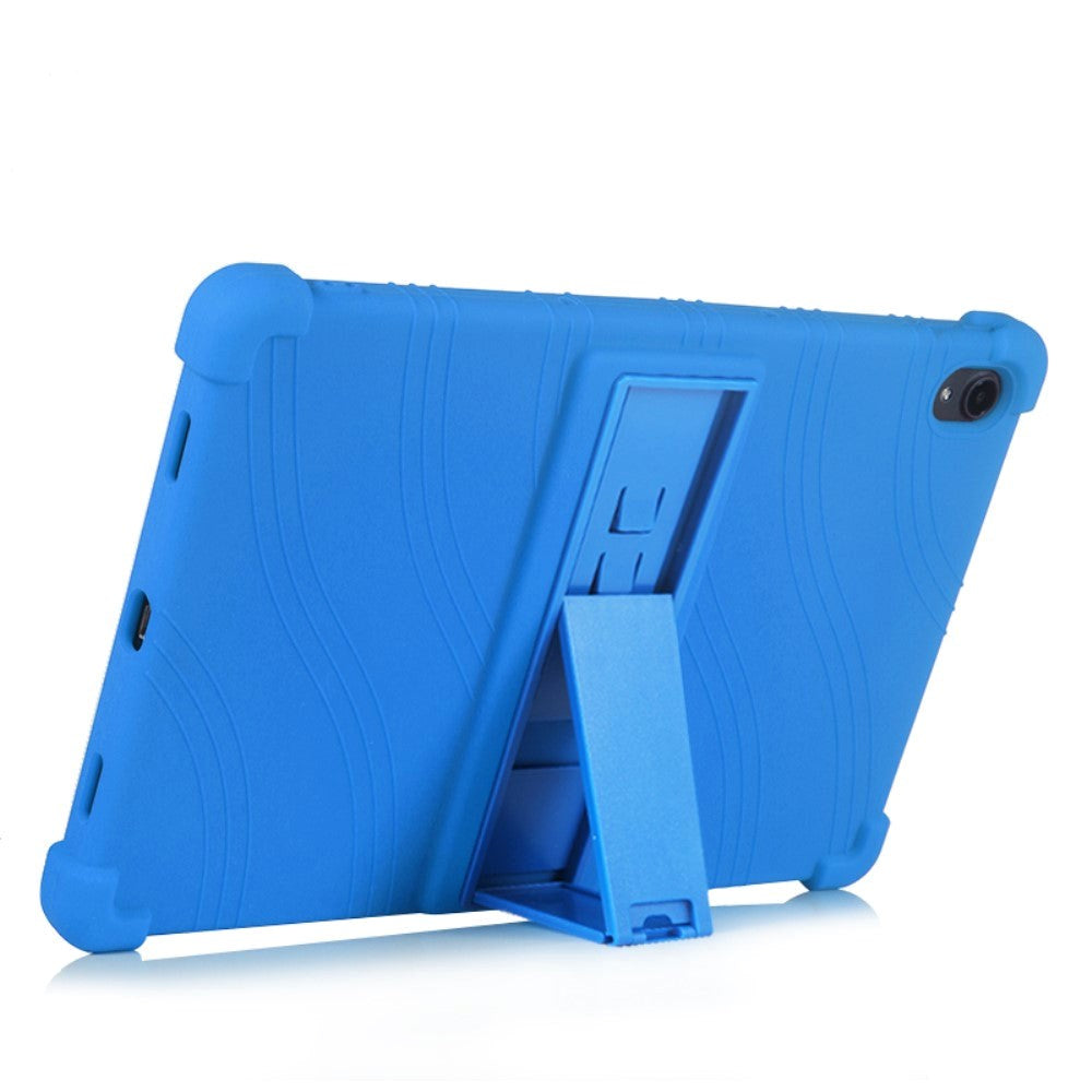 Lenovo Tab P11 / P11 (5G) / P11 Plus Silikone Cover m. Ståfunktion - Mørkeblå