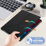 Lenovo P11 Pro Origami Flip Cover - Kunstlæder - Sort