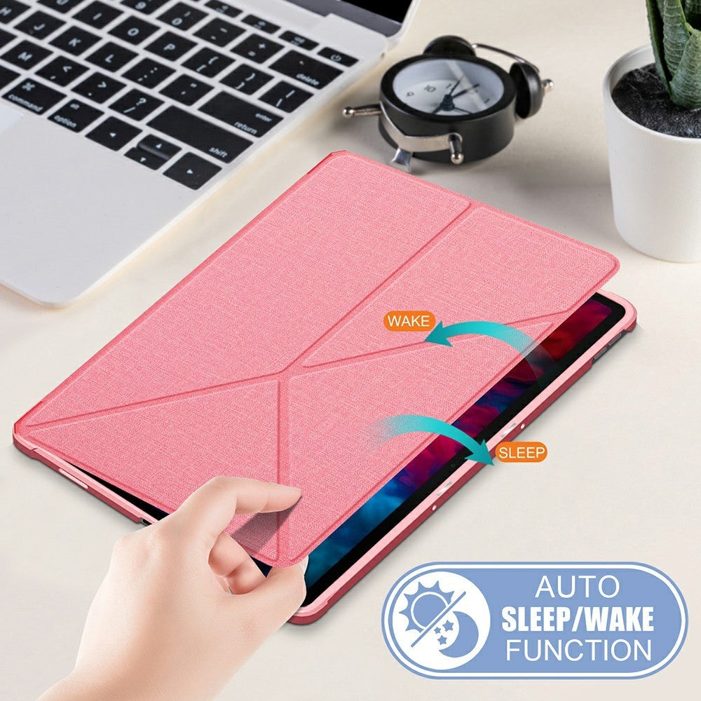 Lenovo P11 Pro Origami Flip Cover - Kunstlæder - Pink