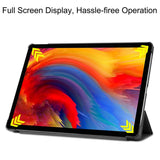 Lenovo Pad Plus Flip Cover m. Tri-fold - Sort