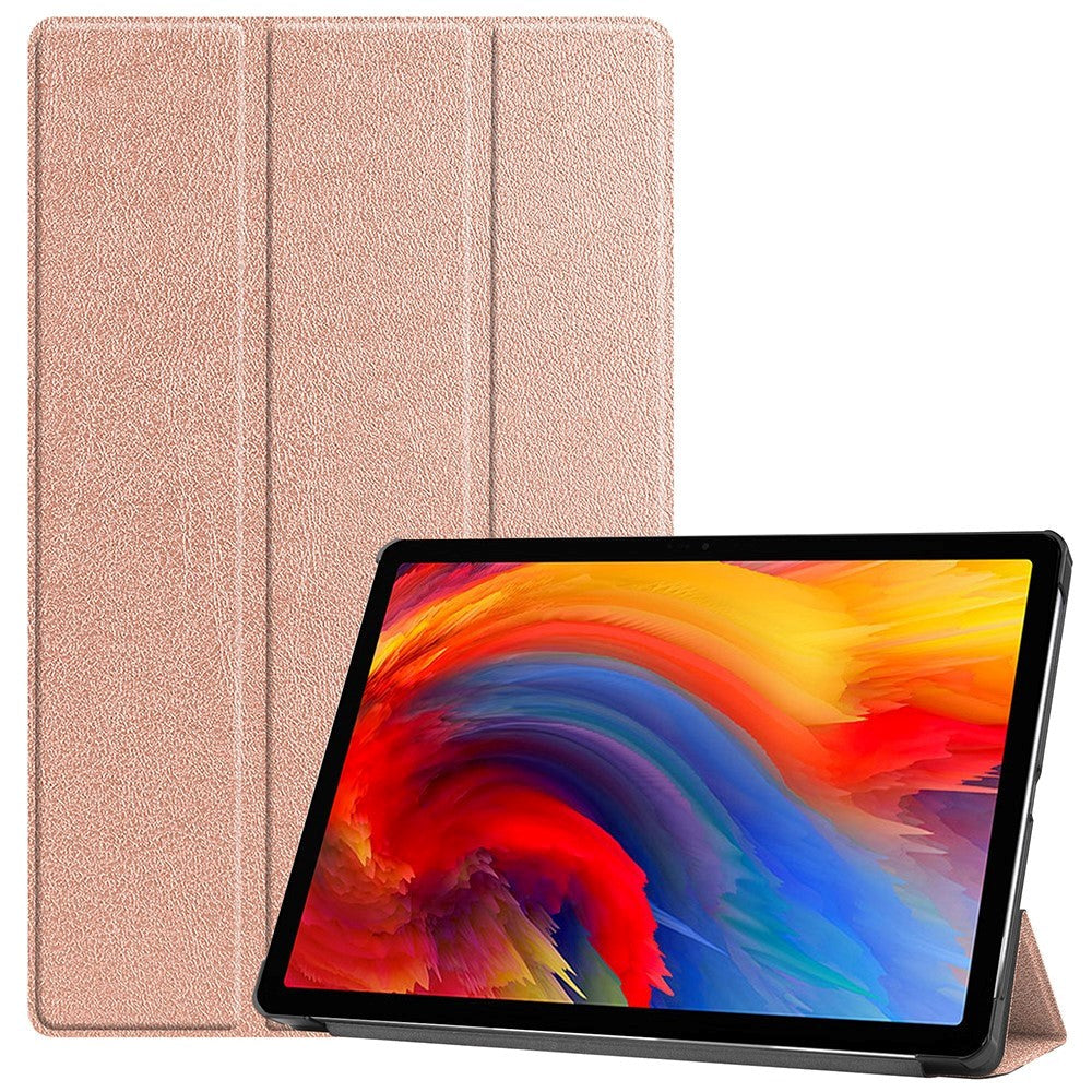 Lenovo Pad Plus Flip Cover m. Tri-fold - Rose Gold