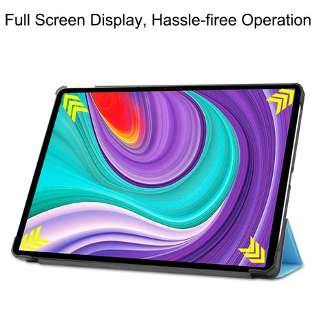 Lenovo Pad Pro Flip Cover m. Tri-fold - Lyseblå