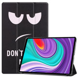 Lenovo Pad Pro Imiteret Læder Flip Cover - Don't Touch Me