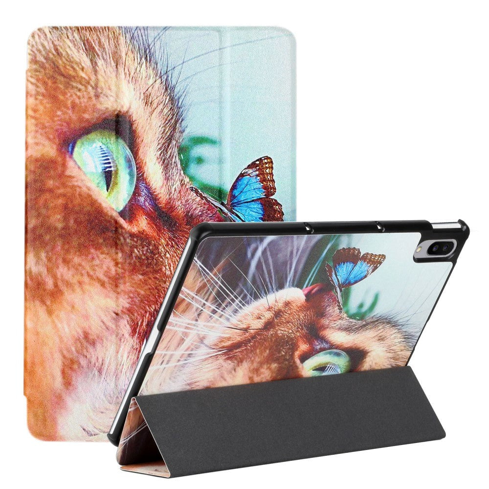 Lenovo Pad Pro / Tab P11 Pro Imiteret Læder Flip Cover - Kat