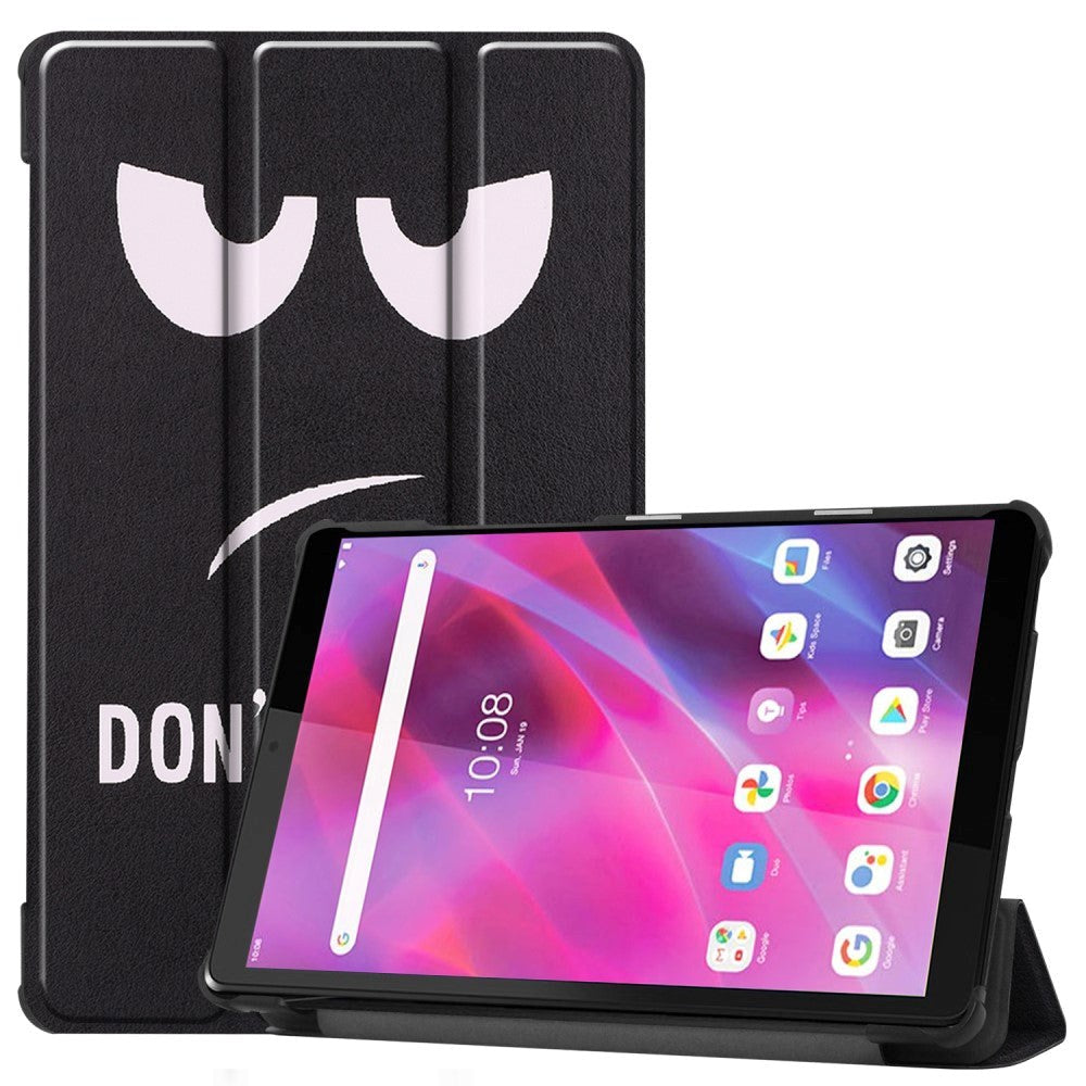 Lenovo Tab M8 (3rd Gen.) 8" Læder Flip Cover m. Ståfunktion - "Don't Touch Me"