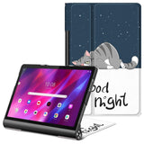 Lenovo Yoga Tab 11 Læder Cover med Ståfunktion - "Good Night"