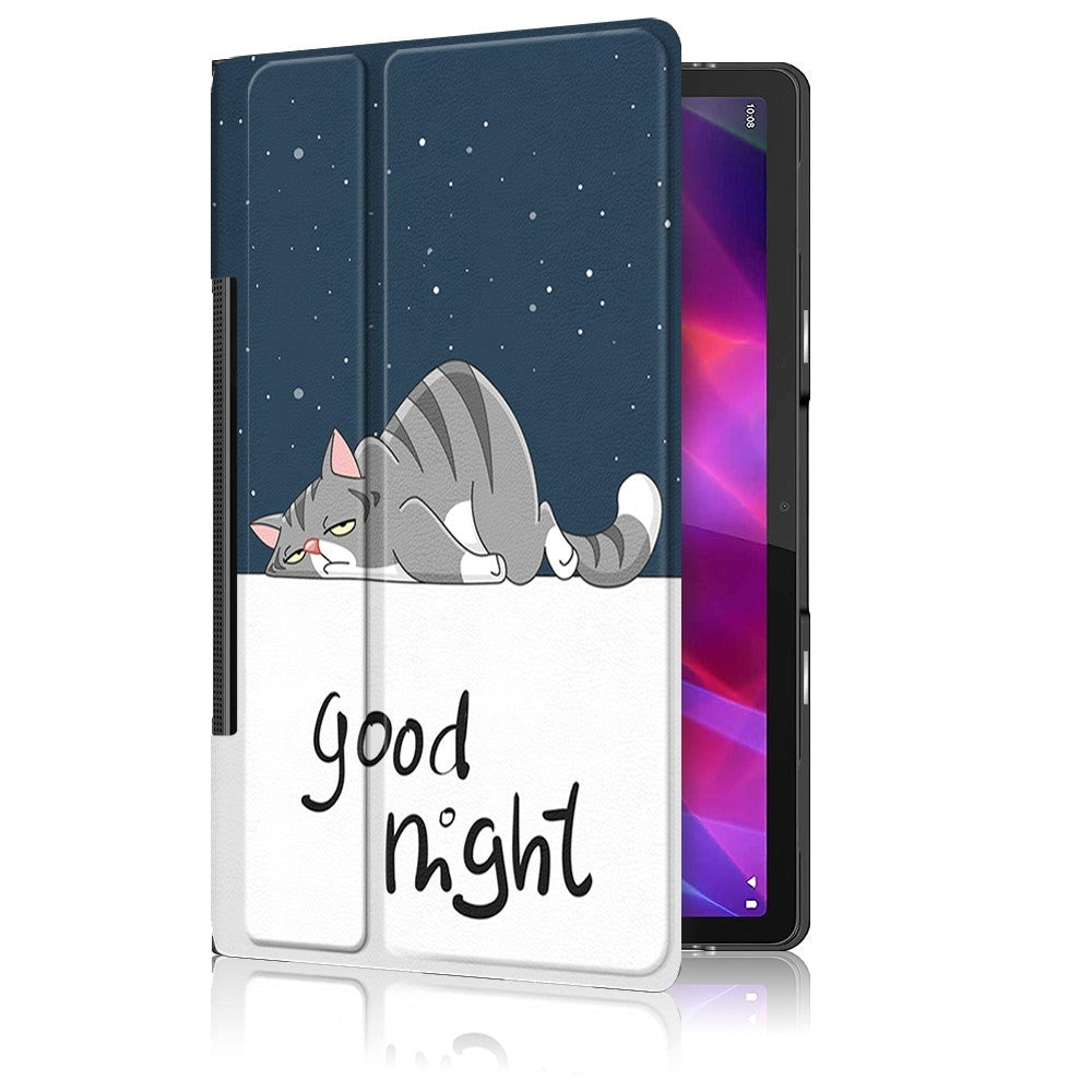 Lenovo Yoga Tab 11 Læder Cover med Ståfunktion - "Good Night"