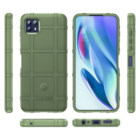 Motorola Moto G50 Rugged Shield Series Håndværker Bagside Cover - Grøn