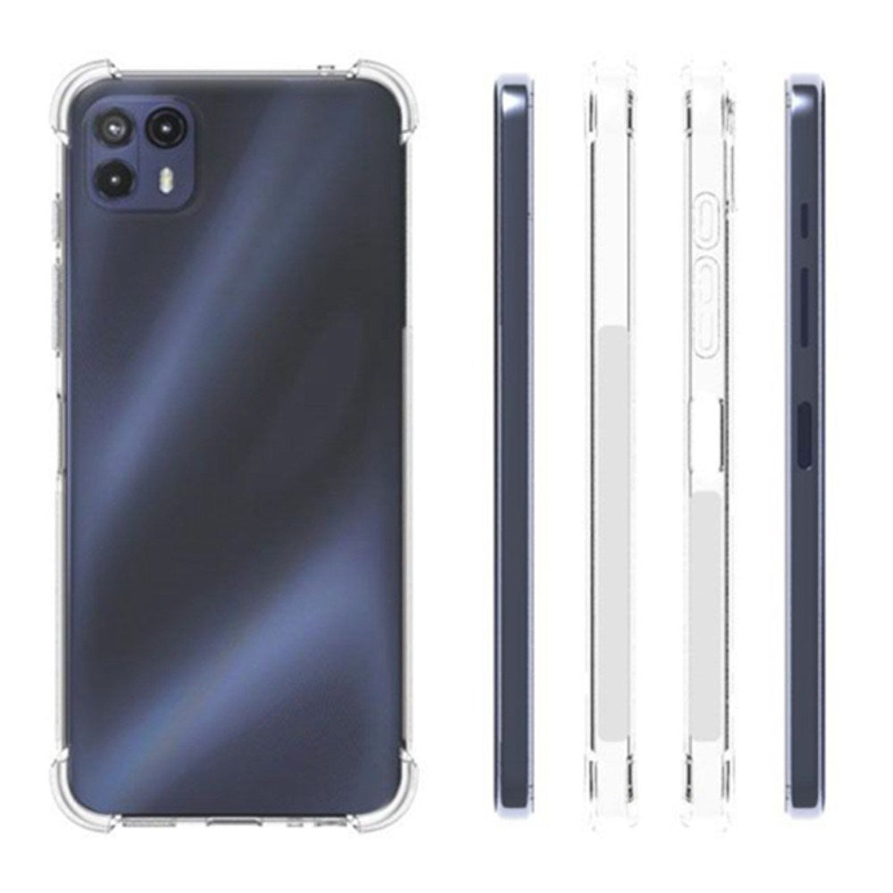 Motorola Moto G50 - EIDERWOOD Plastik Cover m. Stødabsorberende Hjørner - Gennemsigtig
