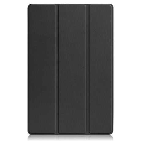 Lenovo Tab P12 Pro Tri-Fold Læder Flip Cover - Sort