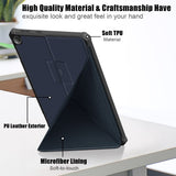 Lenovo Tab M10 (3. Gen) 10.1" (TB-328F/TB-328X) Fleksibelt Origami Flip Cover - Blå